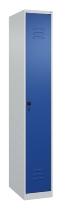 C+P Spind Classic PLUS 080000-32f bodenstehend 3 Abt.400mm Trennwand Zylinderschloss (HxBxT) 1850x1200x500mm 7035/0024