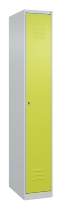 C+P Spind Classic PLUS 080000-32f bodenstehend 3 Abt.400mm Trennwand Zylinderschloss (HxBxT) 1850x1200x500mm 7035/0024