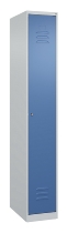 C+P Spind Classic PLUS 080000-32f bodenstehend 3 Abt.400mm Trennwand Zylinderschloss (HxBxT) 1850x1200x500mm 7035/0024