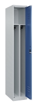 C+P Spind Classic PLUS 080000-32f bodenstehend 3 Abt.400mm Trennwand Zylinderschloss (HxBxT) 1850x1200x500mm 7035/0024