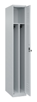 C+P Spind Classic PLUS 080000-32f bodenstehend 3 Abt.400mm Trennwand Zylinderschloss (HxBxT) 1850x1200x500mm 7035/0024
