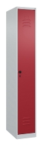 C+P Spind Classic PLUS 080000-32f bodenstehend 3 Abt.400mm Trennwand Zylinderschloss (HxBxT) 1850x1200x500mm 7035/0024