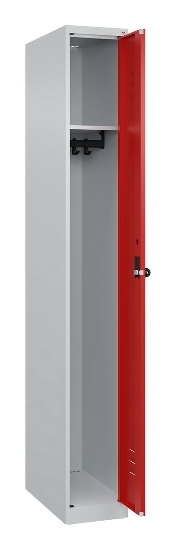 C+P Spind Classic PLUS 080000-19 bodenstehend 1 Abt. 250mm Drehriegel (HxBxT) 1850x250x500mm 7016/7035