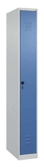 C+P Spind Classic PLUS 080000-19 bodenstehend 1 Abt. 250mm Drehriegel (HxBxT) 1850x250x500mm 7016/7035