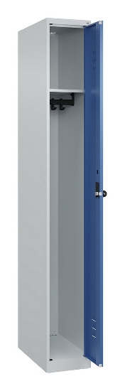 C+P Spind Classic PLUS 080000-19 bodenstehend 1 Abt. 250mm Drehriegel (HxBxT) 1850x250x500mm 7016/7035
