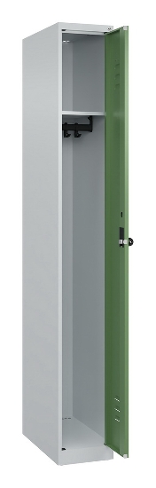 C+P Spind Classic PLUS 080000-19 bodenstehend 1 Abt. 250mm Drehriegel (HxBxT) 1850x250x500mm 7016/7035