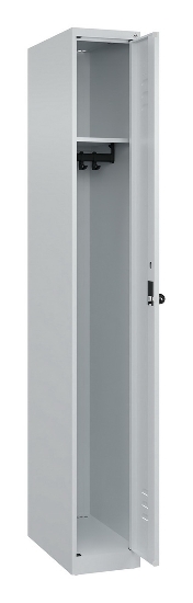 C+P Spind Classic PLUS 080000-19 bodenstehend 1 Abt. 250mm Drehriegel (HxBxT) 1850x250x500mm 7016/7035