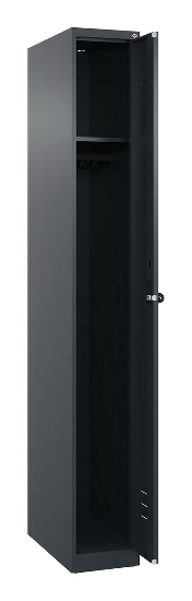 C+P Spind Classic PLUS 080000-19 bodenstehend 1 Abt. 250mm Drehriegel (HxBxT) 1850x250x500mm 7016/7035