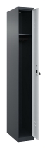 C+P Spind Classic PLUS 080000-19 bodenstehend 1 Abt. 250mm Drehriegel (HxBxT) 1850x250x500mm 7016/7035