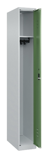 C+P Spind Classic PLUS 080000-19 bodenstehend 1 Abt. 250mm Drehriegel (HxBxT) 1850x250x500mm 7016/7035