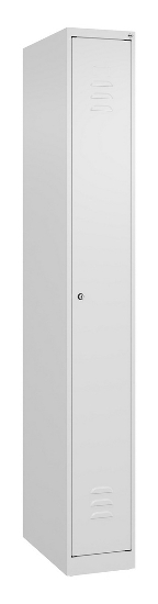 C+P Spind Classic PLUS 080000-19 bodenstehend 1 Abt. 250mm Drehriegel (HxBxT) 1850x250x500mm 7016/7035