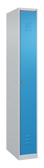 C+P Spind Classic PLUS 080000-19 bodenstehend 1 Abt. 250mm Drehriegel (HxBxT) 1850x250x500mm 7016/7035