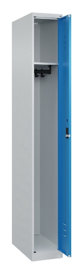 C+P Spind Classic PLUS 080000-19 bodenstehend 1 Abt. 250mm Drehriegel (HxBxT) 1850x250x500mm 7016/7035