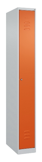 C+P Spind Classic PLUS 080000-19 bodenstehend 1 Abt. 250mm Drehriegel (HxBxT) 1850x250x500mm 7016/7035
