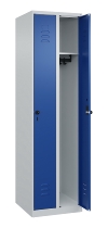 C+P Spind Classic PLUS 080000-19 bodenstehend 1 Abt. 250mm Drehriegel (HxBxT) 1850x250x500mm 7016/7035