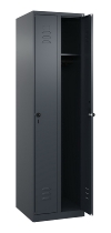 C+P Spind Classic PLUS 080000-19 bodenstehend 1 Abt. 250mm Drehriegel (HxBxT) 1850x250x500mm 7016/7035
