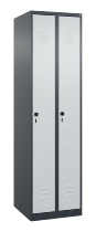 C+P Spind Classic PLUS 080000-19 bodenstehend 1 Abt. 250mm Drehriegel (HxBxT) 1850x250x500mm 7016/7035