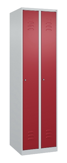 C+P Spind Classic PLUS 080000-19 bodenstehend 1 Abt. 250mm Drehriegel (HxBxT) 1850x250x500mm 7016/7035