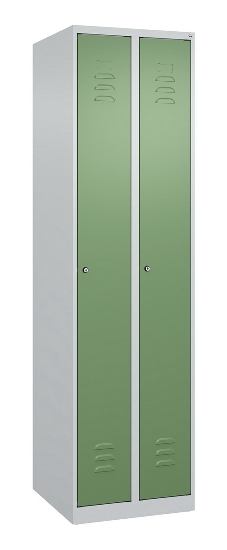 C+P Spind Classic PLUS 080000-19 bodenstehend 1 Abt. 250mm Drehriegel (HxBxT) 1850x250x500mm 7016/7035