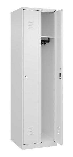 C+P Spind Classic PLUS 080000-19 bodenstehend 1 Abt. 250mm Drehriegel (HxBxT) 1850x250x500mm 7016/7035