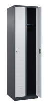 C+P Spind Classic PLUS 080000-19 bodenstehend 1 Abt. 250mm Drehriegel (HxBxT) 1850x250x500mm 7016/7035