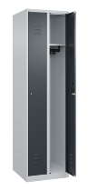 C+P Spind Classic PLUS 080000-19 bodenstehend 1 Abt. 250mm Drehriegel (HxBxT) 1850x250x500mm 7016/7035