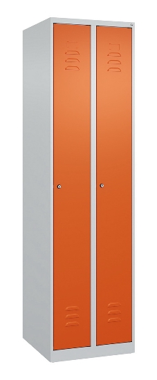 C+P Spind Classic PLUS 080000-19 bodenstehend 1 Abt. 250mm Drehriegel (HxBxT) 1850x250x500mm 7016/7035