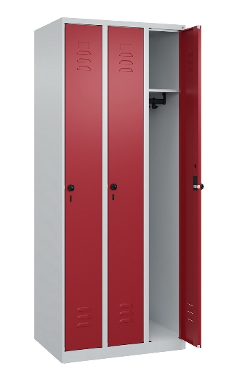 C+P Spind Classic PLUS 080000-19 bodenstehend 1 Abt. 250mm Drehriegel (HxBxT) 1850x250x500mm 7016/7035