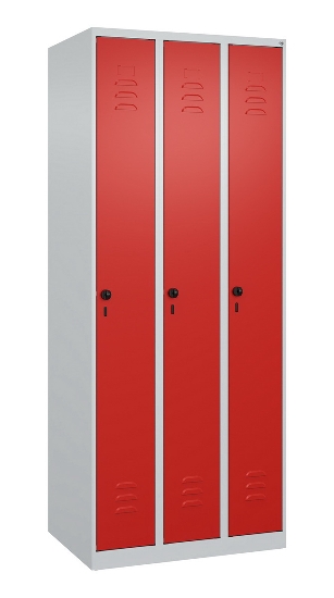 C+P Spind Classic PLUS 080000-19 bodenstehend 1 Abt. 250mm Drehriegel (HxBxT) 1850x250x500mm 7016/7035