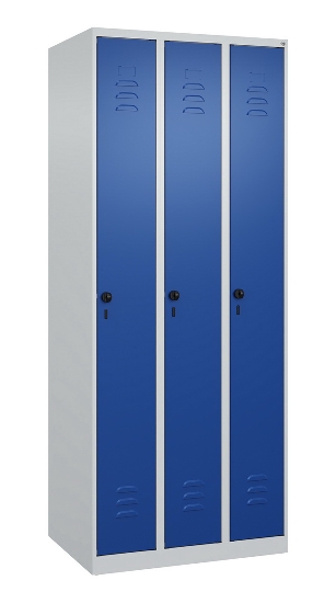 C+P Spind Classic PLUS 080000-19 bodenstehend 1 Abt. 250mm Drehriegel (HxBxT) 1850x250x500mm 7016/7035