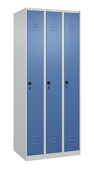 C+P Spind Classic PLUS 080000-19 bodenstehend 1 Abt. 250mm Drehriegel (HxBxT) 1850x250x500mm 7016/7035