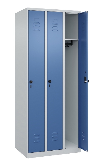 C+P Spind Classic PLUS 080000-19 bodenstehend 1 Abt. 250mm Drehriegel (HxBxT) 1850x250x500mm 7016/7035