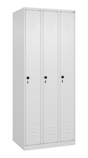 C+P Spind Classic PLUS 080000-19 bodenstehend 1 Abt. 250mm Drehriegel (HxBxT) 1850x250x500mm 7016/7035