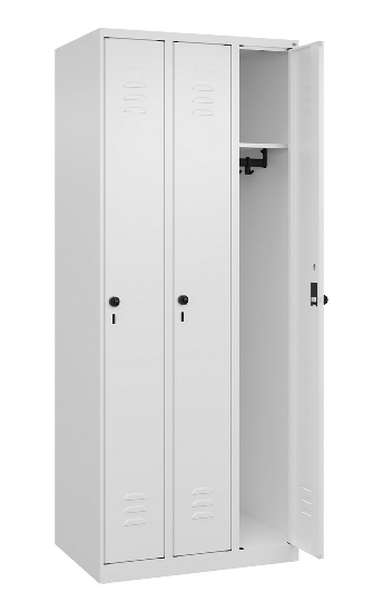 C+P Spind Classic PLUS 080000-19 bodenstehend 1 Abt. 250mm Drehriegel (HxBxT) 1850x250x500mm 7016/7035