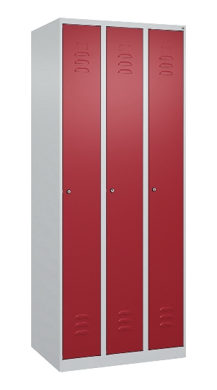 C+P Spind Classic PLUS 080000-19 bodenstehend 1 Abt. 250mm Drehriegel (HxBxT) 1850x250x500mm 7016/7035