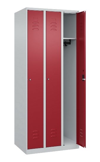 C+P Spind Classic PLUS 080000-19 bodenstehend 1 Abt. 250mm Drehriegel (HxBxT) 1850x250x500mm 7016/7035