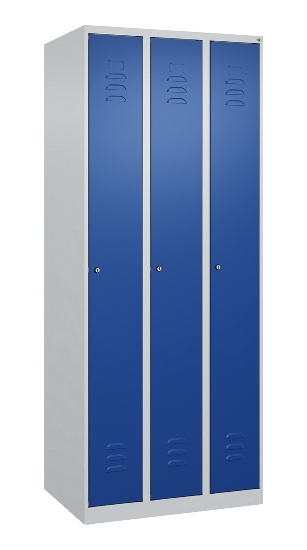 C+P Spind Classic PLUS 080000-19 bodenstehend 1 Abt. 250mm Drehriegel (HxBxT) 1850x250x500mm 7016/7035