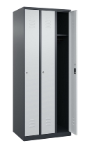 C+P Spind Classic PLUS 080000-19 bodenstehend 1 Abt. 250mm Drehriegel (HxBxT) 1850x250x500mm 7016/7035