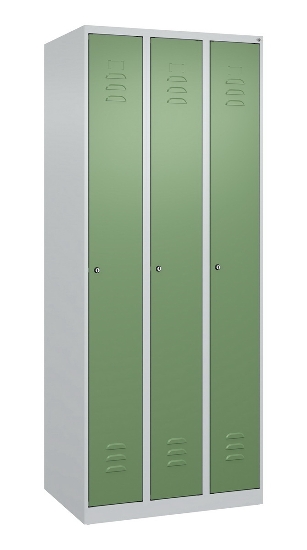 C+P Spind Classic PLUS 080000-19 bodenstehend 1 Abt. 250mm Drehriegel (HxBxT) 1850x250x500mm 7016/7035