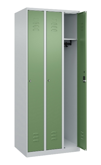 C+P Spind Classic PLUS 080000-19 bodenstehend 1 Abt. 250mm Drehriegel (HxBxT) 1850x250x500mm 7016/7035