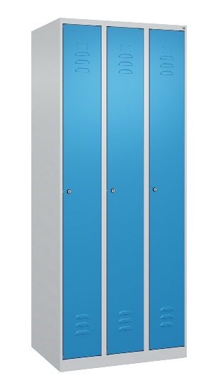 C+P Spind Classic PLUS 080000-19 bodenstehend 1 Abt. 250mm Drehriegel (HxBxT) 1850x250x500mm 7016/7035