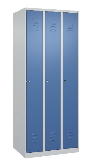 C+P Spind Classic PLUS 080000-19 bodenstehend 1 Abt. 250mm Drehriegel (HxBxT) 1850x250x500mm 7016/7035
