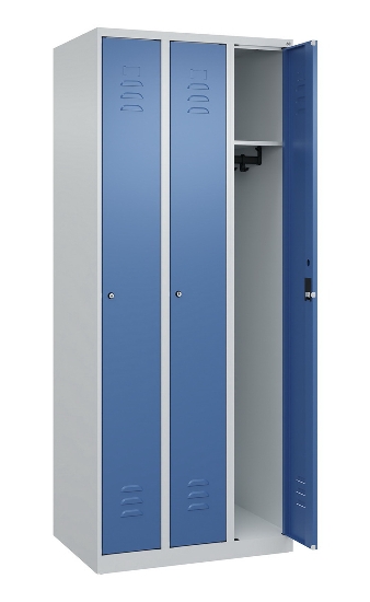 C+P Spind Classic PLUS 080000-19 bodenstehend 1 Abt. 250mm Drehriegel (HxBxT) 1850x250x500mm 7016/7035