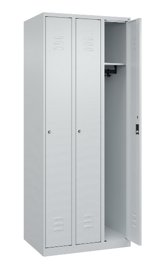 C+P Spind Classic PLUS 080000-19 bodenstehend 1 Abt. 250mm Drehriegel (HxBxT) 1850x250x500mm 7016/7035