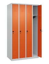 C+P Spind Classic PLUS 080000-19 bodenstehend 1 Abt. 250mm Drehriegel (HxBxT) 1850x250x500mm 7016/7035