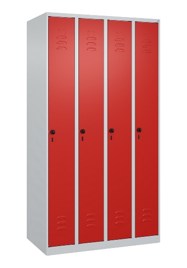 C+P Spind Classic PLUS 080000-19 bodenstehend 1 Abt. 250mm Drehriegel (HxBxT) 1850x250x500mm 7016/7035