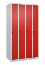C+P Spind Classic PLUS 080000-19 bodenstehend 1 Abt. 250mm Drehriegel (HxBxT) 1850x250x500mm 7016/7035