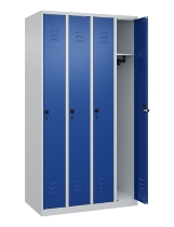 C+P Spind Classic PLUS 080000-19 bodenstehend 1 Abt. 250mm Drehriegel (HxBxT) 1850x250x500mm 7016/7035
