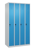 C+P Spind Classic PLUS 080000-19 bodenstehend 1 Abt. 250mm Drehriegel (HxBxT) 1850x250x500mm 7016/7035