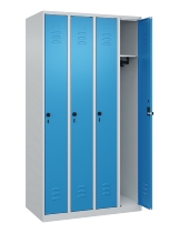 C+P Spind Classic PLUS 080000-19 bodenstehend 1 Abt. 250mm Drehriegel (HxBxT) 1850x250x500mm 7016/7035